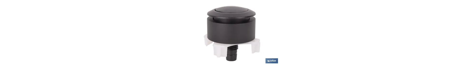 Pulsador de doble descarga para inodoro | Sistema Dual Flush y ahorro de agua | Compatible con descargador modelo Eume