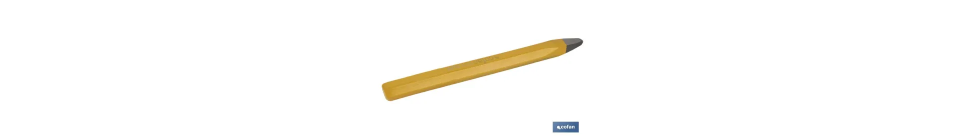 Puntero de construcción sin mango protector | Medidas desde 16 x 200 mm hasta 20 x 500 mm