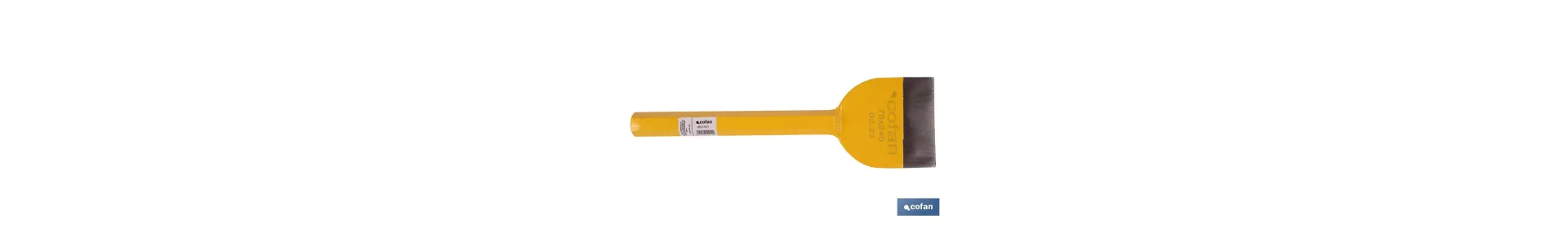 Cincel ancho para ladrillos | Sin mango protector | Dos medidas disponibles | Fabricado en acero