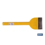 Cincel ancho para ladrillos | Sin mango protector | Dos medidas disponibles | Fabricado en acero