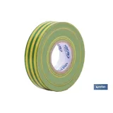 Cinta Aislante 180 Micras | Color amarillo/verde | Resistente al voltaje, al calor y a diferentes ácidos y alcalinos