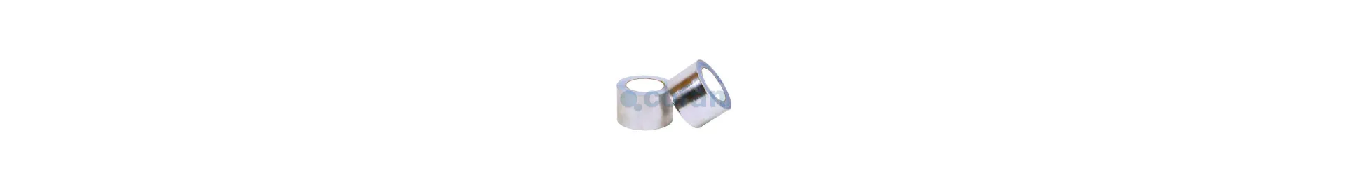 Cinta Adhesiva de Aluminio 30 Micras | Color aluminio | Medida 50 mm x 45 metros