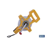 Cinta métrica fibra de vidrio con mango