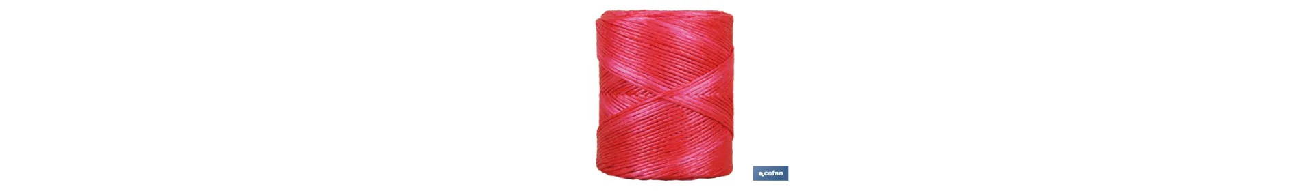 Hilo de Rafia Sintética Rojo