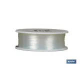Hilo de Sedal Monofilamento de Nylon 100% Blanco