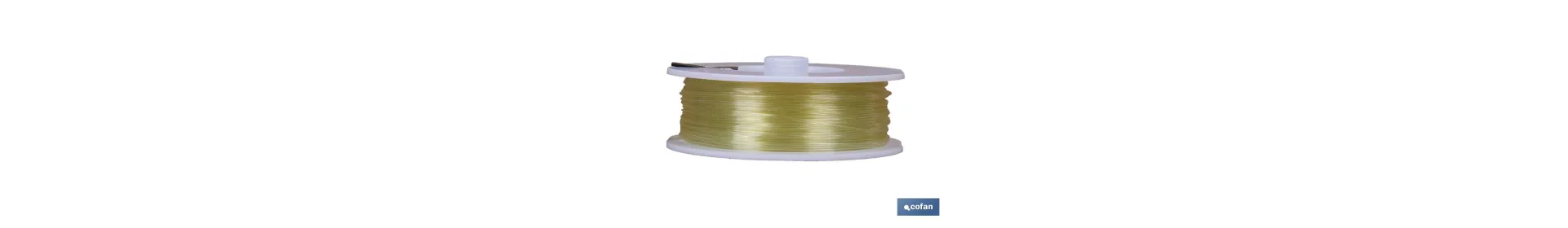 Hilo de Sedal Monofilamento de Nylon 100% Verde