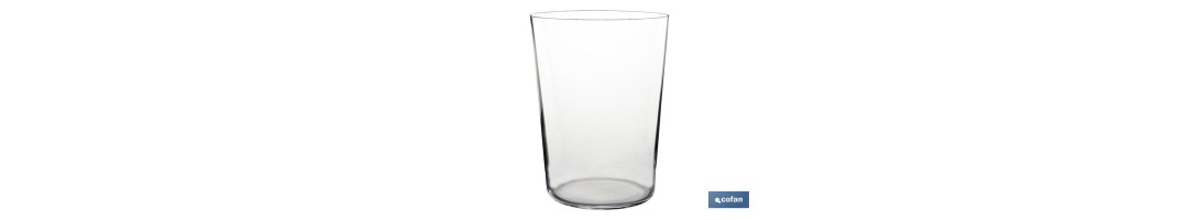 VASOS DE SIDRA DE CRISTAL FINO