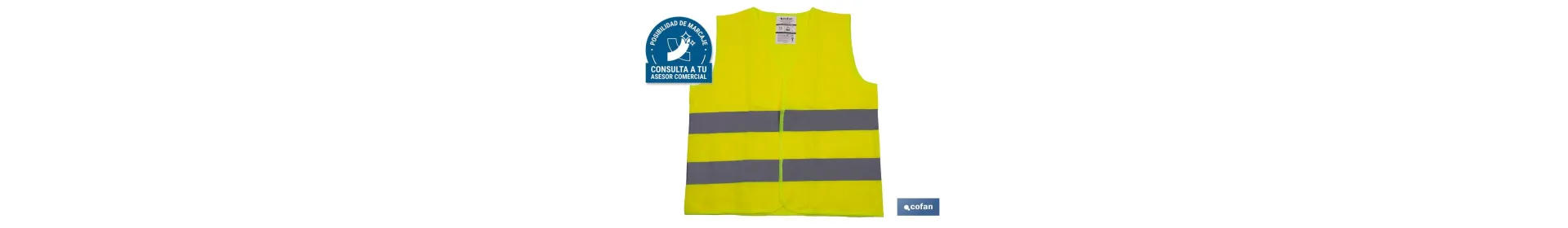 Chaleco reflectante | Color Amarillo | Talla niños | EN ISO 20471 | Categoría II I