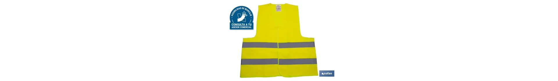 Chaleco reflectante | Color Amarillo | Talla XXL | EN ISO 20471 | Categoría II I