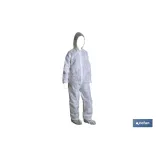 Buzo de Trabajo | Color Blanco | Desechable | Fabricado en Polipropileno | Varias Tallas