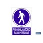 Paso obligatorio para personas