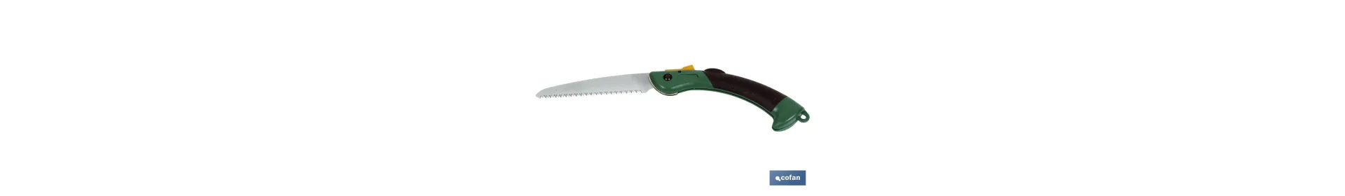 Sierra de poda plegable manual portátil con hoja de 170 mm