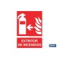 Extintor de incendios Pictograma + Texto