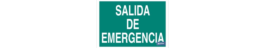 Salida de Emergencia Texto