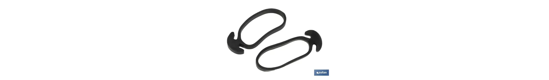 Goma de ancla N.º 5 Extra | Goma ancla de 5 cm | Tensor para tutores de plantación | Para cultivo