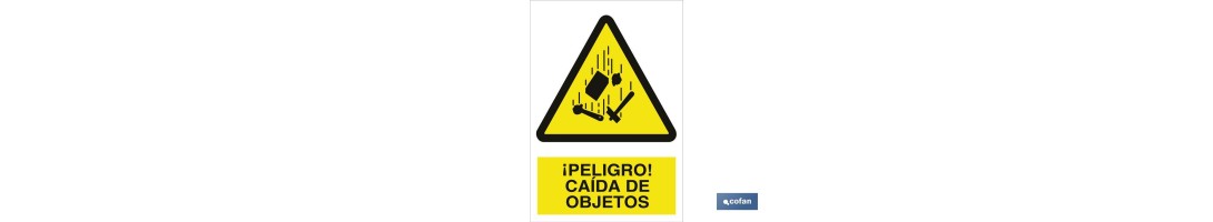 ¡Peligro! caída de objetos