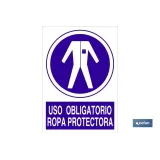 Uso obligatorio ropa protectora
