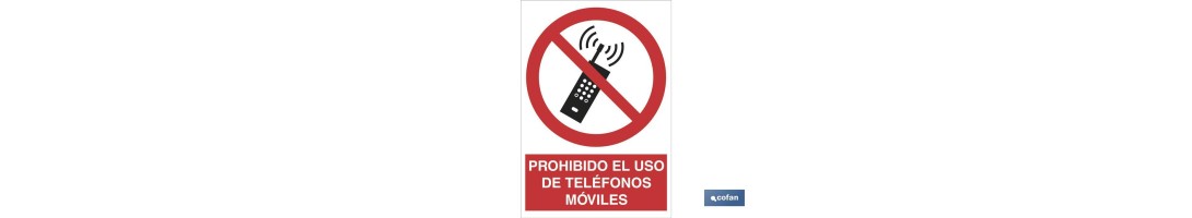 Prohibido el uso de teléfonos móviles