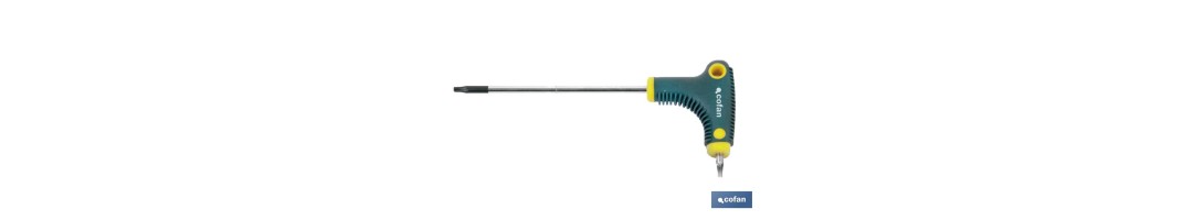Destornillador Torx | Con mango en T doble punta | Modelo punta Torx desde T-10 hasta T-40