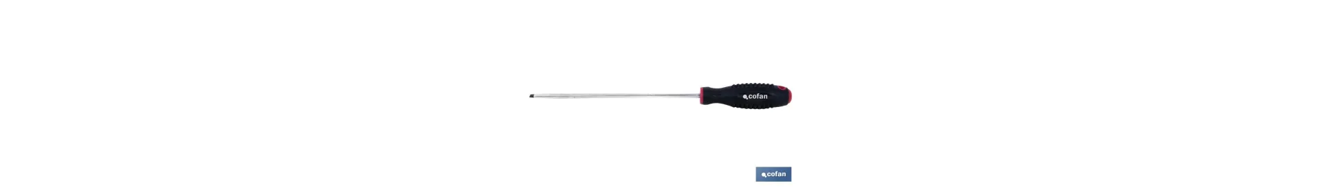 Destornillador plano de mecánico electricista | Modelo Comfort plus | Medidas de huella desde SL 3 mm hasta SL 6mm