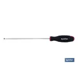 Destornillador plano de mecánico electricista | Modelo Comfort plus | Medidas de huella desde SL 3 mm hasta SL 6mm