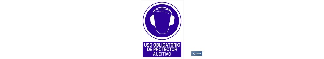 Uso obligatorio de protector auditivo