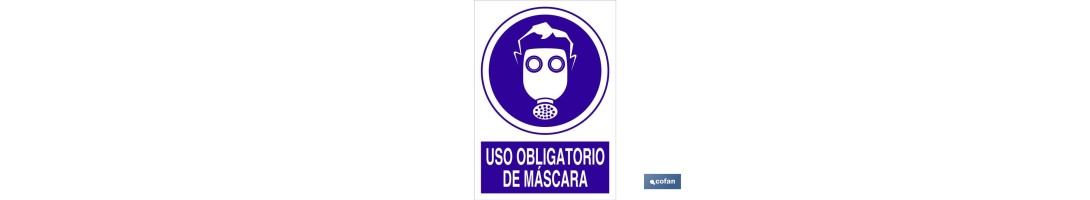 Uso obligatorio de máscara