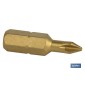 Puntas titanio Phillips de atornillar en 1/4\\\" | Con huellas desde PH 1, PH 2 y PH 3 | Versiones de 25 y 50 mm de longitud