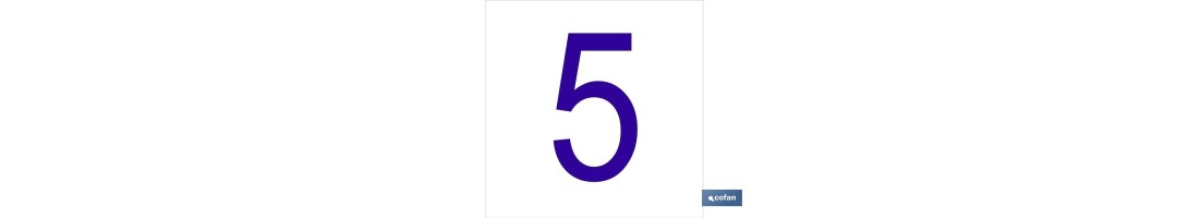 5 Número en glasspack