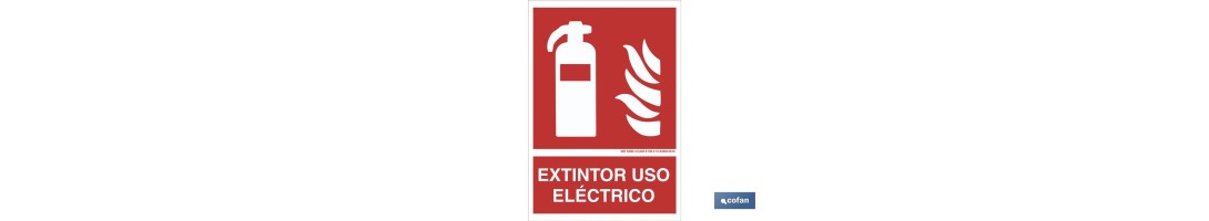 Extintor uso eléctrico