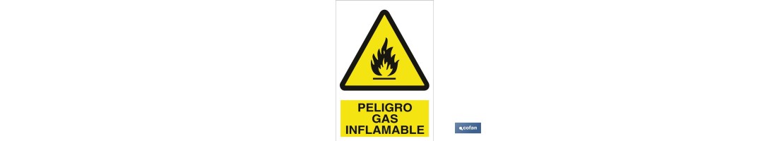 Peligro gas inflamable