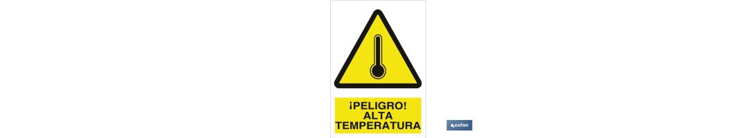 ¡Peligro! alta temperatura