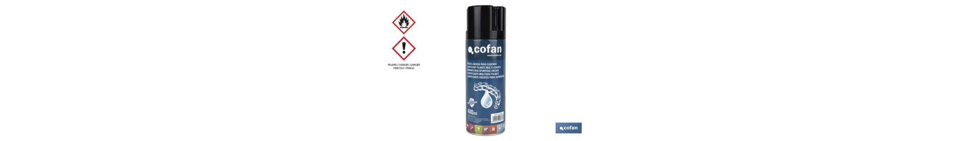 Grasa adhesiva para cadenas 400 ml | Lubricante líquido | Con aditivos que le confieren propiedades anticorrosión y antidesgast