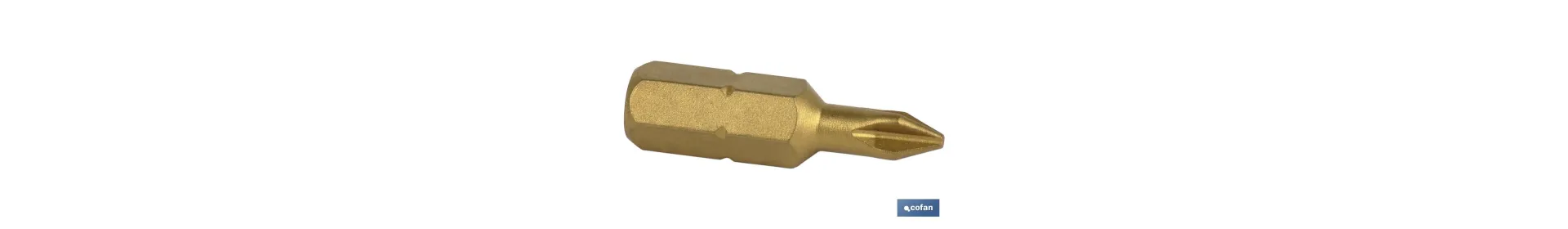 Comprar Puntas Titanio Phillips de Atornillar en 1/4\\\" | con