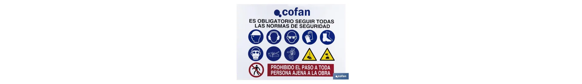 Cartel de Obra en Glasspack 0,7 Mm — Ferretería César Ferretería