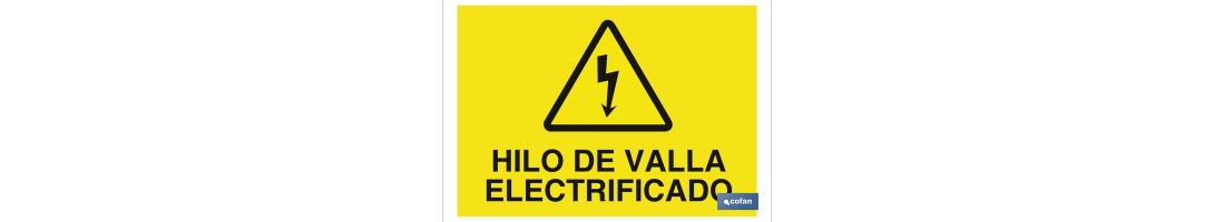 Hilo de valla electrificado