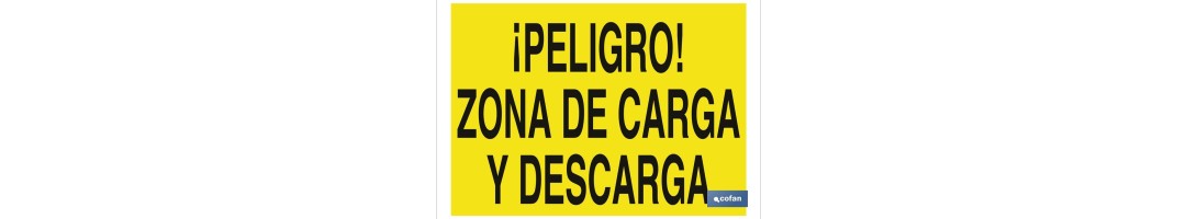 ¡Peligro! zona de carga y descarga