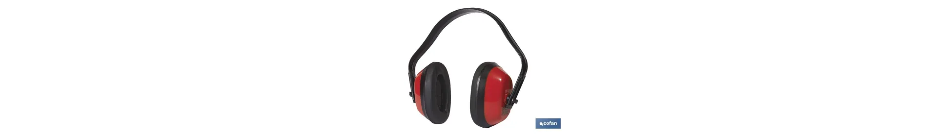 Casco Antirruido | Color Rojo | Protección Auditiva | SNR:27db | EN 352-1