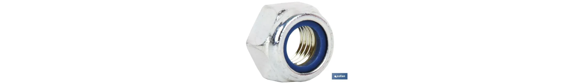Tuercas Hexagonales Autoblocante Nylon DIN 985 Blíster Estándar