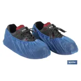 Cubre zapato en color Azul | Fabricado en Polietileno Clorado | Desechables | 100 Unidades