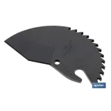 Recambio de cuchilla | Para tijera cortatubos | Diámetro: 42 mm (1 5/8) | Fabricada en acero inoxidable
