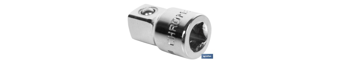 Adaptador para LLave de Vaso | Medidas de 1 a 3/4 | Acero cromo vanadio