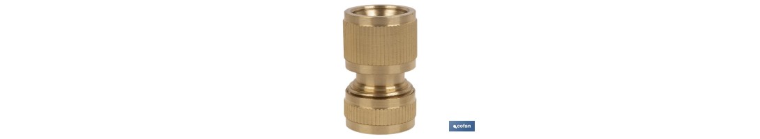 Conector para mangueras de riego | Diferentes Medidas | Fabricado en Latón