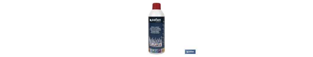 Apagallamas en spray 300 ml | Mini extintor casero | Aerosol contra incendios doméstico