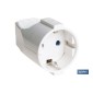 Base móvil enchufe bipolar | Color blanco | 16 A - 250 V