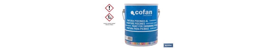 Pintura Piscinas Clorocaucho | Color Azul  Azul Oscuro | Capacidad 5 Kg