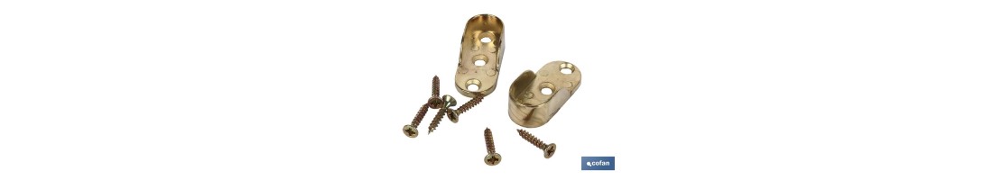 Soporte barra Armario Metal