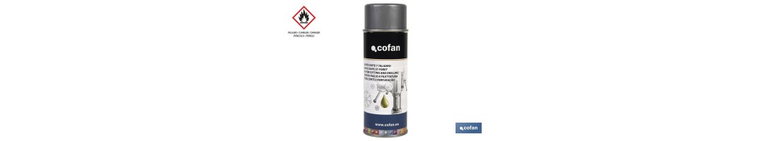 Aceite en spray para corte y taladro 400 ml | Lubricante de perforación | Para evitar el sobrecalentamiento