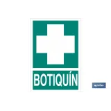 Señal de Botiquín Luminiscente y Adhesiva