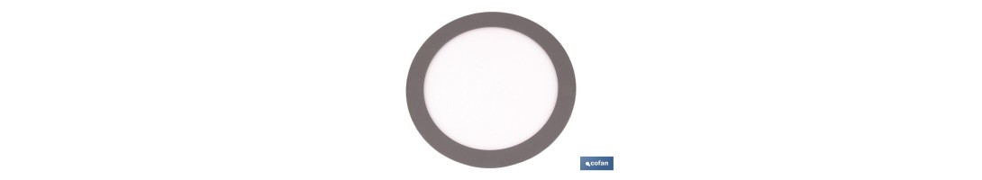 Downlight Gris redondo Empotrar